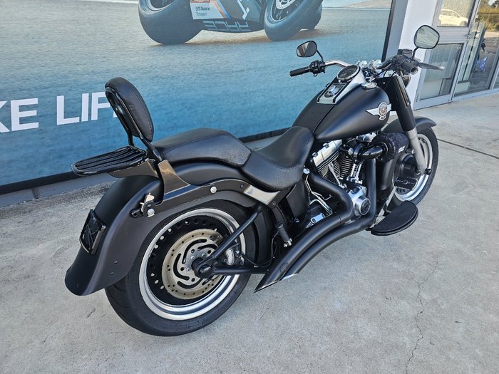 2011 HARLEY-DAVIDSON FLSTFB FAT BOY LO Black