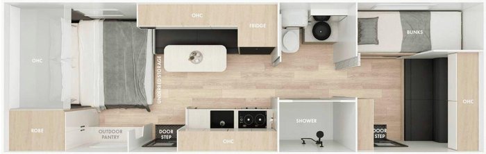 2025 Lotus Caravans Off Grid Og235sbd 23'5