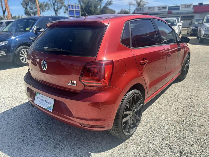 2015 Volkswagen Polo 66TSI Trendline 6R MY15 Sunset Red