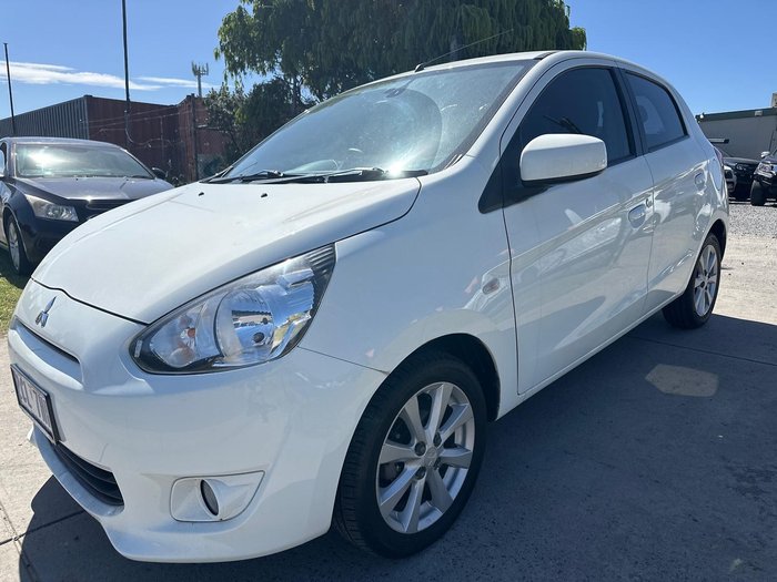 2014 Mitsubishi Mirage LS LA MY14 White