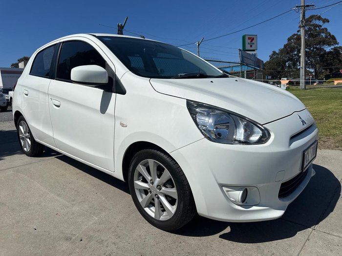 2014 Mitsubishi Mirage LS LA MY14 White
