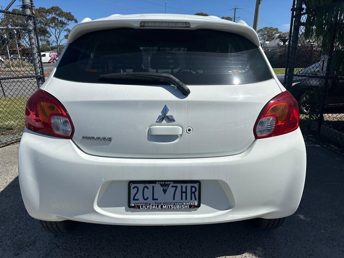 2014 Mitsubishi Mirage LS LA MY14 White