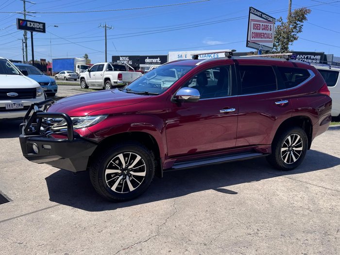 2016 Mitsubishi Pajero Sport GLS QE MY16 4X4 Dual Range Maroon