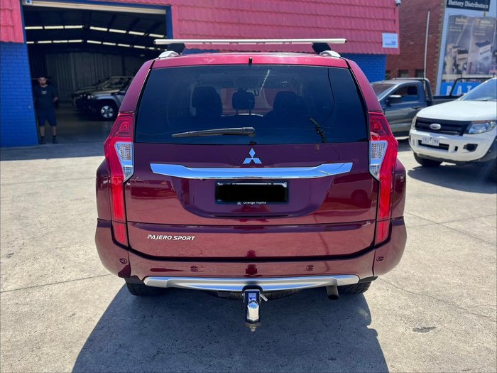 2016 Mitsubishi Pajero Sport GLS QE MY16 4X4 Dual Range Maroon