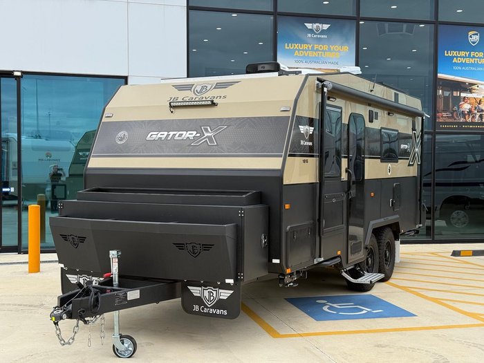 2025 JB Caravans Gatorx 18'6 Fd Tandem
