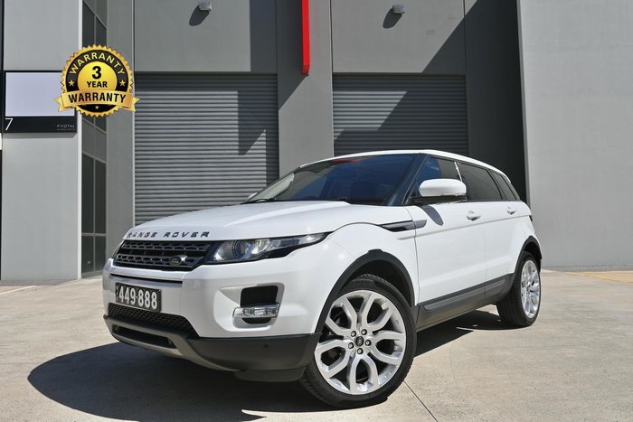 2013 Land Rover Range Rover Evoque SD4 Pure L538 MY13.5 4X4 Constant Fuji White