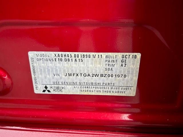 2010 Mitsubishi ASX XA MY11 Rose Red