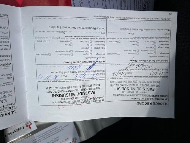 2010 Mitsubishi ASX XA MY11 Rose Red