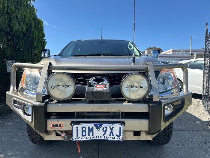 2013 Mazda BT-50 GT UP 4X4 Dual Range Sparkling Gold