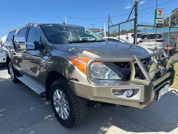 2013 Mazda BT-50 GT UP 4X4 Dual Range Sparkling Gold