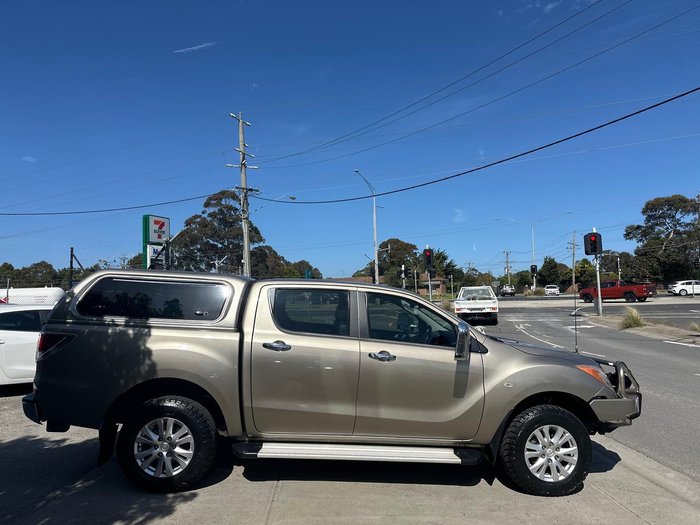 2013 Mazda BT-50 GT UP 4X4 Dual Range Sparkling Gold
