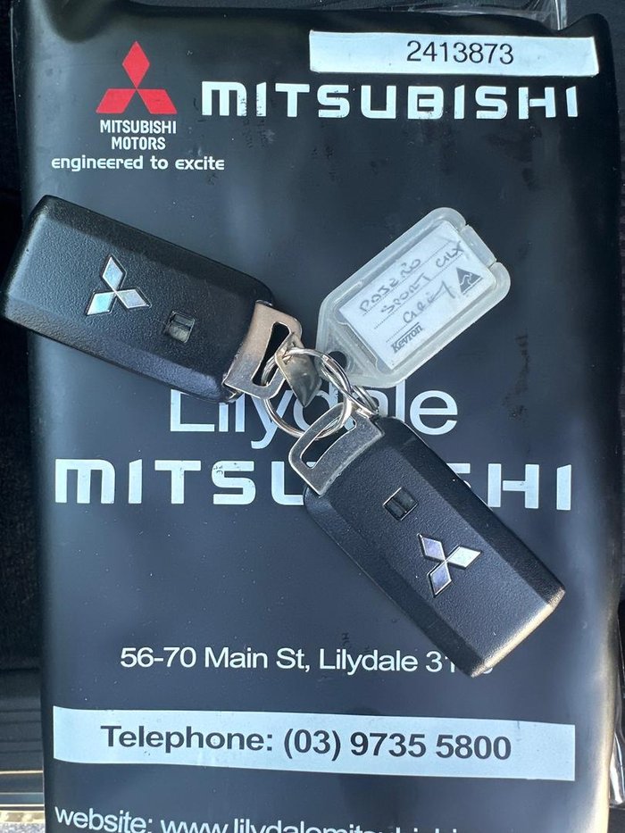 2018 Mitsubishi Pajero Sport GLX QE MY19 4X4 Dual Range Titanium