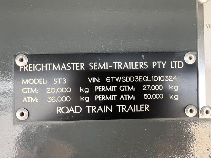 2022 Freightmaster Tri Axle Drop Deck Trailer With Ramps