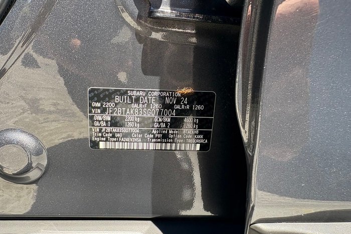 2024 Subaru Outback AWD Sport XT