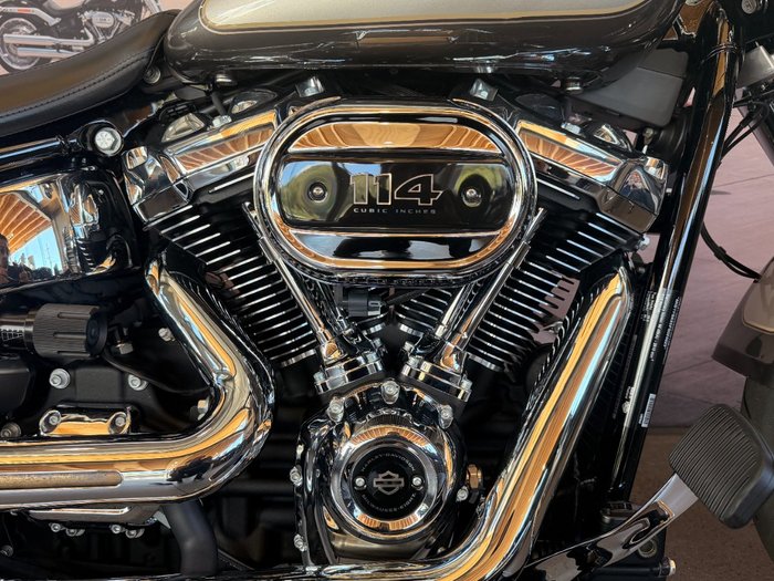 2023 Harley-davidson FLFBS FAT BOY S (114) GREY HAZE SILVER FORTUNE