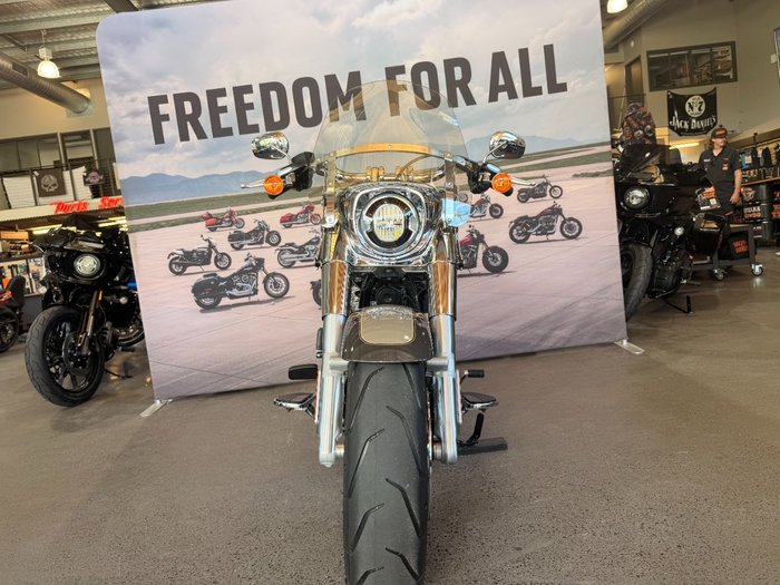 2023 Harley-davidson FLFBS FAT BOY S (114) GREY HAZE SILVER FORTUNE