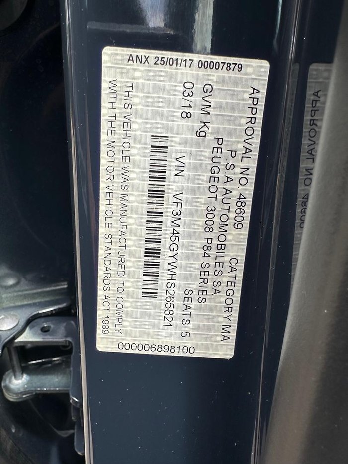 2017 Peugeot 3008 GT Line