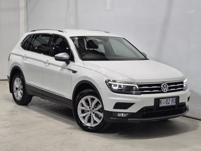 2020 Volkswagen Tiguan 132TSI Comfortline Allspace 5N MY20 Four Wheel Drive Pure White