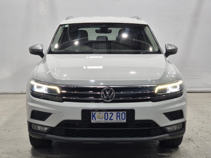 2020 Volkswagen Tiguan 132TSI Comfortline Allspace 5N MY20 Four Wheel Drive Pure White