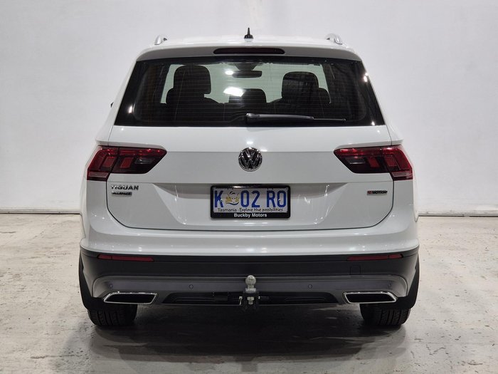 2020 Volkswagen Tiguan 132TSI Comfortline Allspace 5N MY20 Four Wheel Drive Pure White