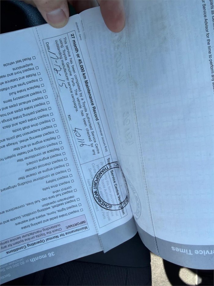 2013 TOYOTA CAMRY ALTISE