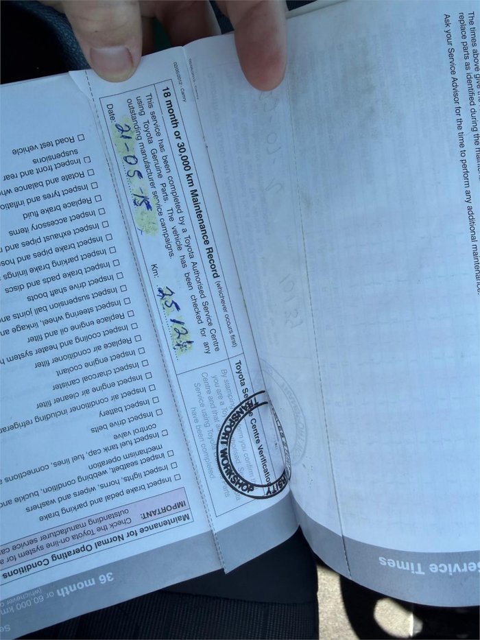 2013 TOYOTA CAMRY ALTISE