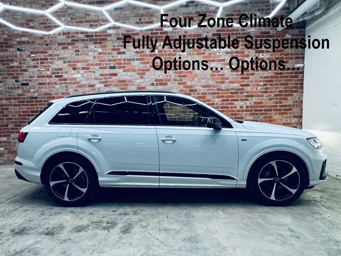2021 Audi Q7 50 TDI S line 4M MY22 Four Wheel Drive White