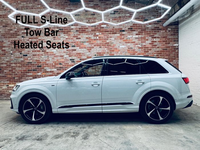 2021 Audi Q7 50 TDI S line 4M MY22 Four Wheel Drive White