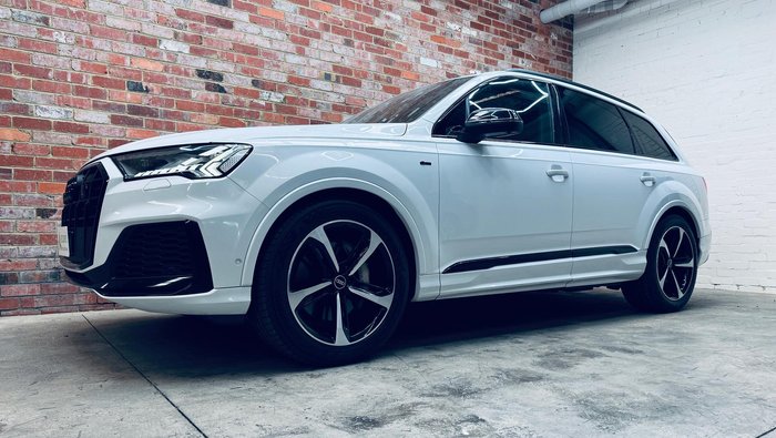 2021 Audi Q7 50 TDI S line 4M MY22 Four Wheel Drive White