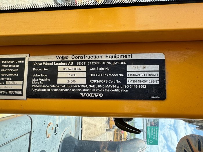 Volvo L120e