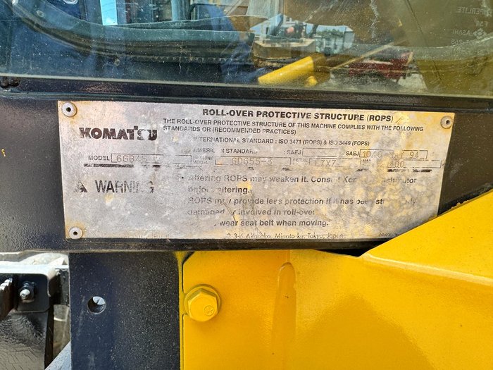 2007 Komatsu Gd655-3A