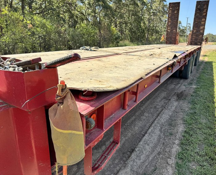 1999 Brentwood BLLXX Quad OD Widening Low Loader Trailer