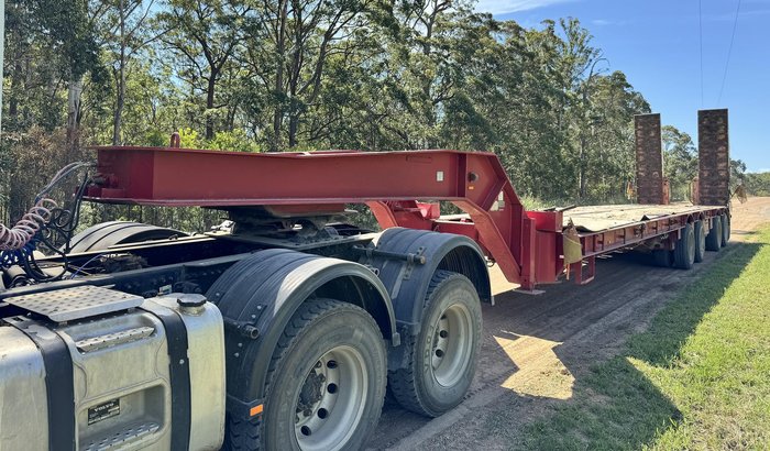 1999 Brentwood BLLXX Quad OD Widening Low Loader Trailer