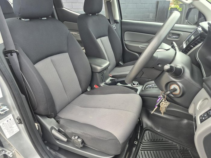 2018 Mitsubishi Triton GLX+ MQ MY18 4X4 Dual Range Sterling Silver