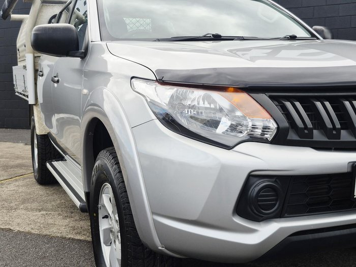 2018 Mitsubishi Triton GLX+ MQ MY18 4X4 Dual Range Sterling Silver