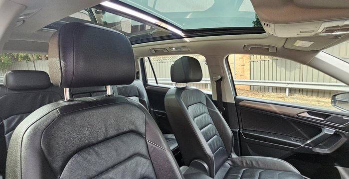 2020 Volkswagen Tiguan 132TSI Comfortline Allspace 5N MY20 Four Wheel Drive Pyrite Silver