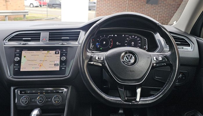 2020 Volkswagen Tiguan 132TSI Comfortline Allspace 5N MY20 Four Wheel Drive Pyrite Silver