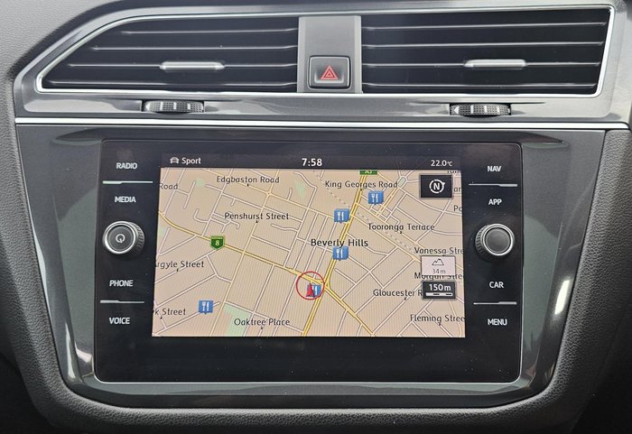 2020 Volkswagen Tiguan 132TSI Comfortline Allspace 5N MY20 Four Wheel Drive Pyrite Silver