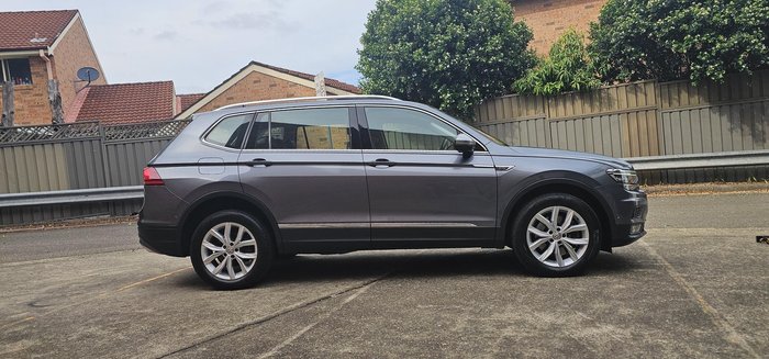 2020 Volkswagen Tiguan 132TSI Comfortline Allspace 5N MY20 Four Wheel Drive Pyrite Silver