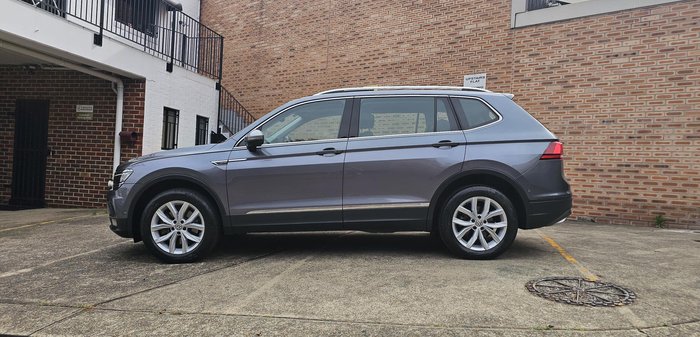 2020 Volkswagen Tiguan 132TSI Comfortline Allspace 5N MY20 Four Wheel Drive Pyrite Silver