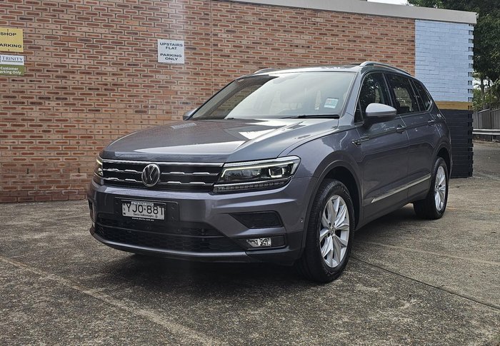 2020 Volkswagen Tiguan 132TSI Comfortline Allspace 5N MY20 Four Wheel Drive Pyrite Silver