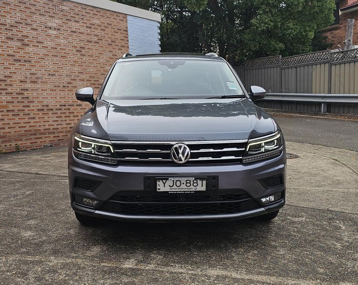 2020 Volkswagen Tiguan 132TSI Comfortline Allspace 5N MY20 Four Wheel Drive Pyrite Silver