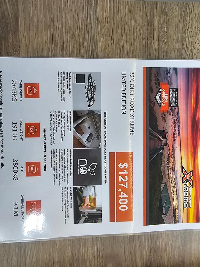 2025 JB Caravans Dirt Road Xtreme 22'6 Limited Edition