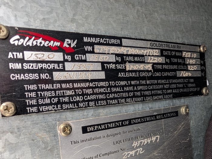 2010 Goldstream Gold Crown