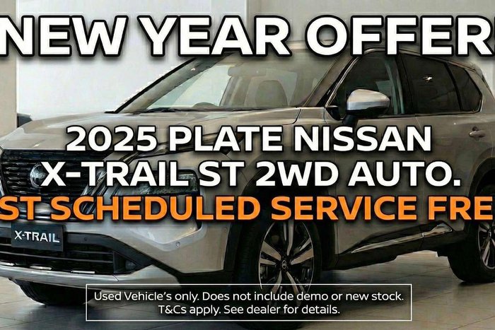 2025 Nissan X-TRAIL ST T33 MY25 Solid White