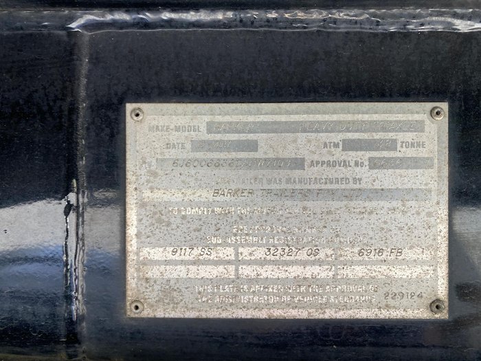 2017 Barker 34 Pallet B Double