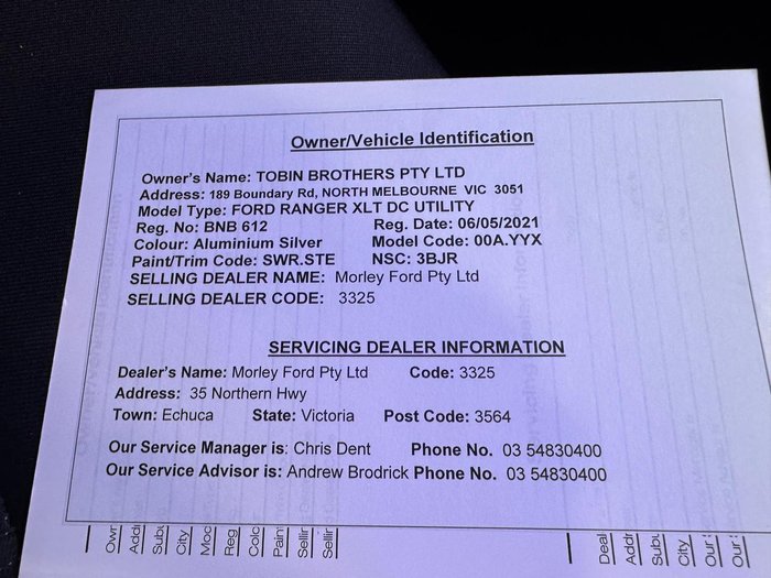 2021 Ford Ranger XLT Hi-Rider