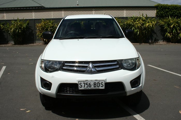 2014 Mitsubishi Triton GLX MN MY15 4X4 Dual Range White