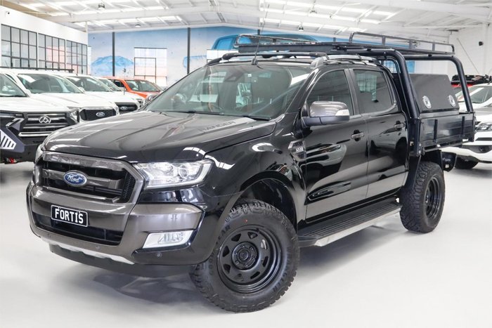 2018 Ford Ranger Wildtrak PX MkII MY18 4X4 Dual Range Shadow Black