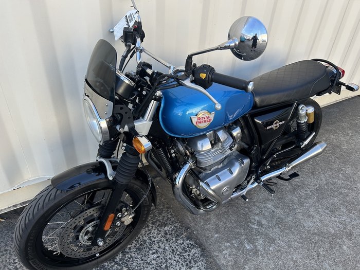 2023 ROYAL ENFIELD INTERCEPTOR 650 CHROME ROAD BLUE